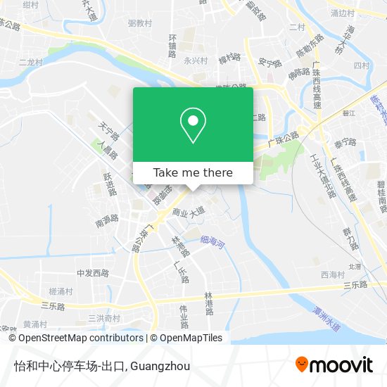 怡和中心停车场-出口 map