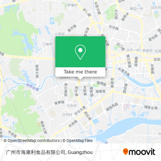 广州市海康利食品有限公司 map
