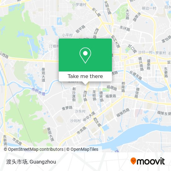 渡头市场 map
