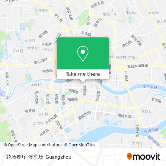 花场餐厅-停车场 map
