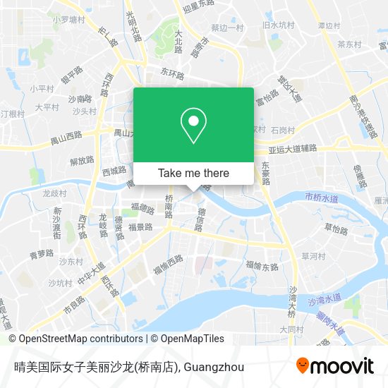 晴美国际女子美丽沙龙(桥南店) map