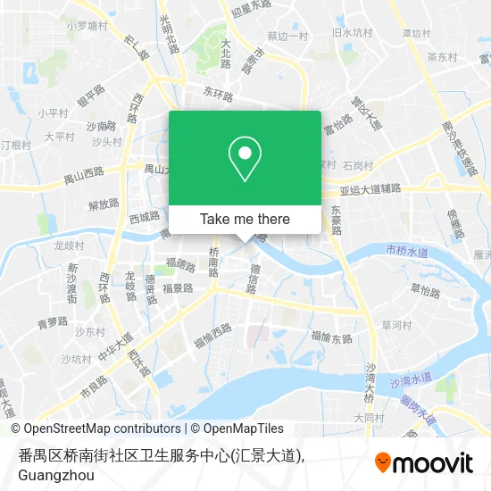 番禺区桥南街社区卫生服务中心(汇景大道) map