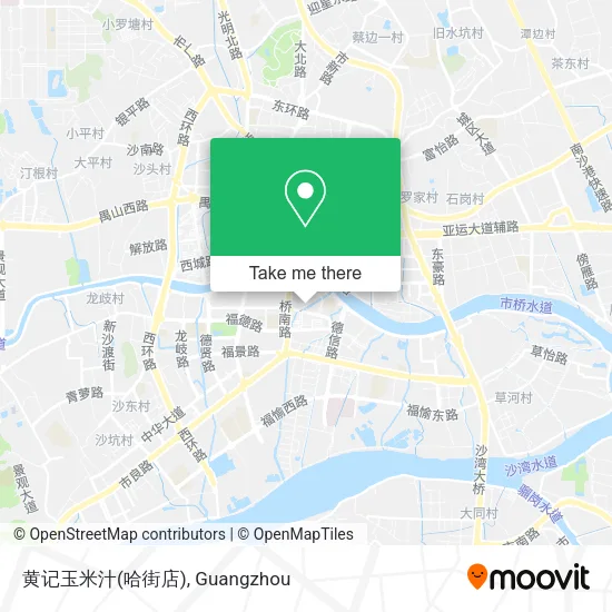 黄记玉米汁(哈街店) map