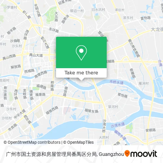 广州市国土资源和房屋管理局番禺区分局 map