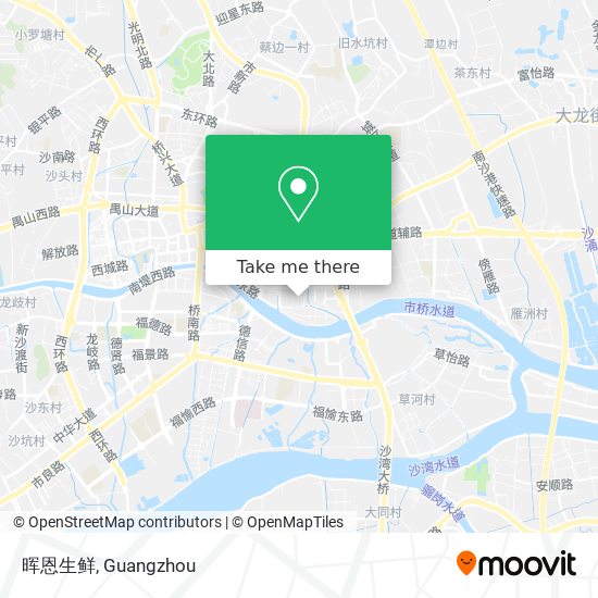 晖恩生鲜 map