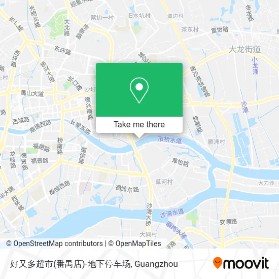 好又多超市(番禺店)-地下停车场 map