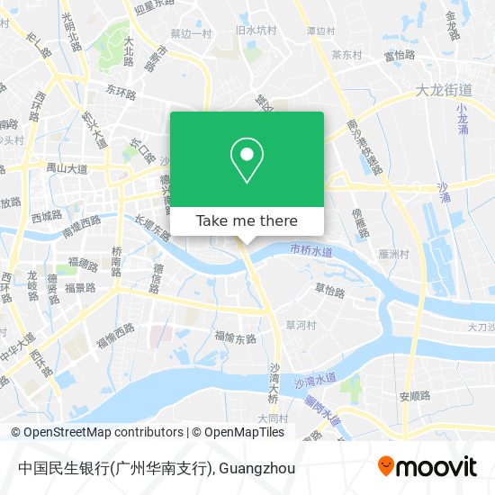 中国民生银行(广州华南支行) map