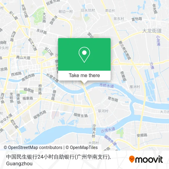 中国民生银行24小时自助银行(广州华南支行) map