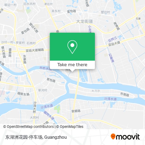 东湖洲花园-停车场 map