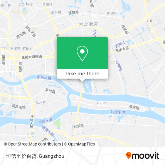 恒信平价百货 map