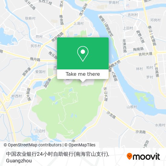 中国农业银行24小时自助银行(南海官山支行) map