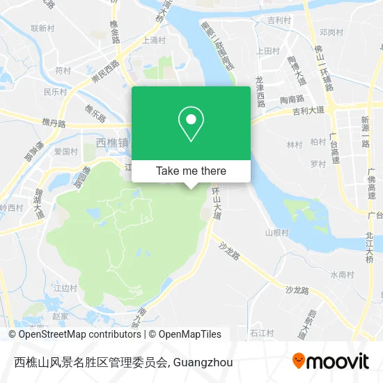 西樵山风景名胜区管理委员会 map