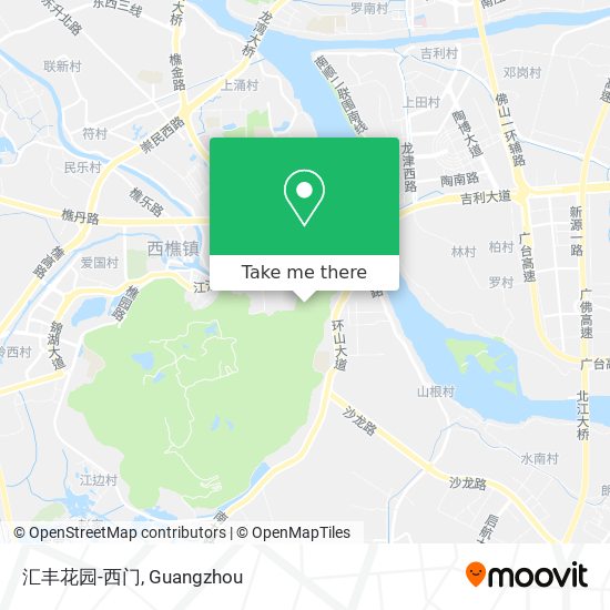 汇丰花园-西门 map