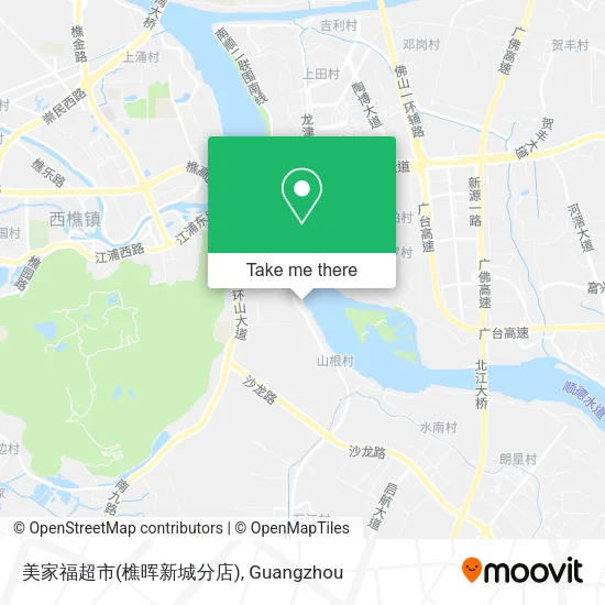 美家福超市(樵晖新城分店) map