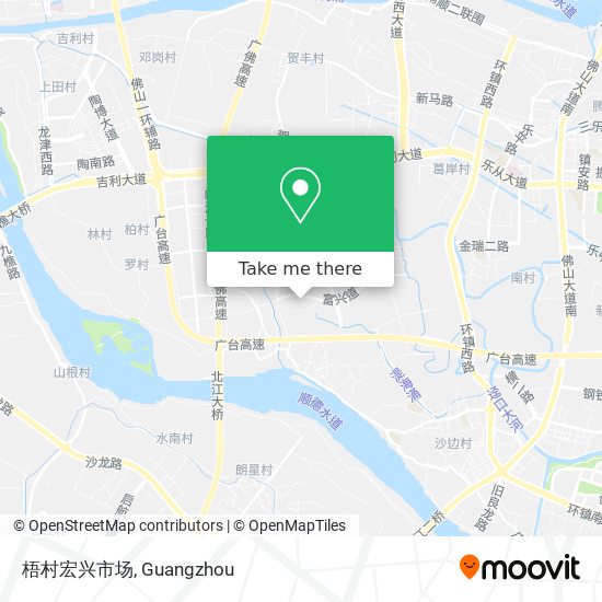 梧村宏兴市场 map