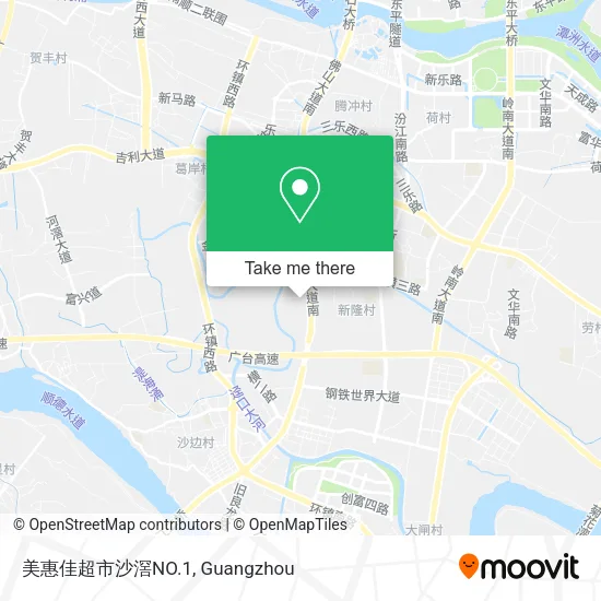 美惠佳超市沙滘NO.1 map
