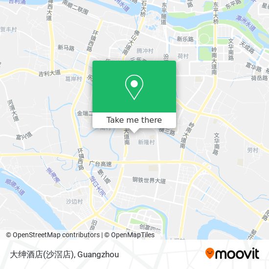大绅酒店(沙滘店) map
