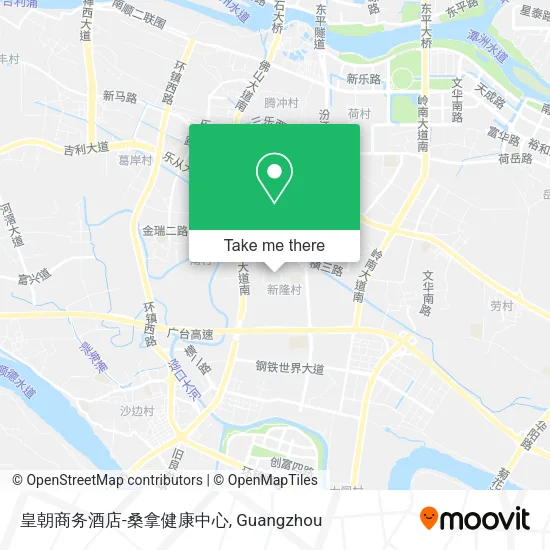 皇朝商务酒店-桑拿健康中心 map