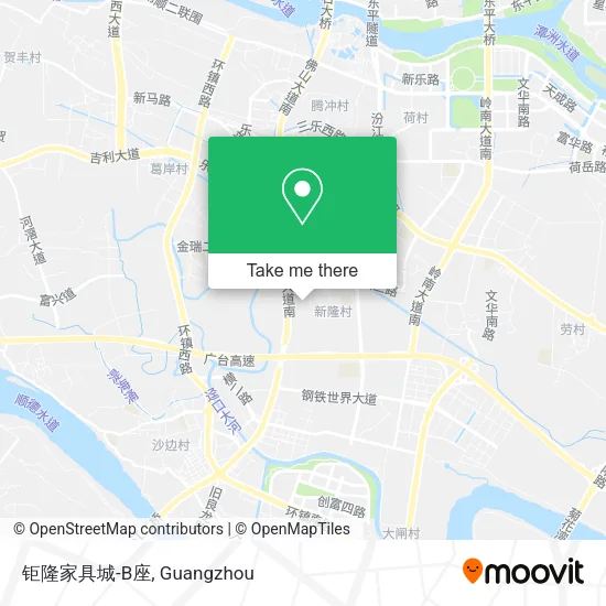 钜隆家具城-B座 map