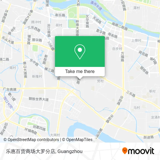 乐惠百货商场大罗分店 map