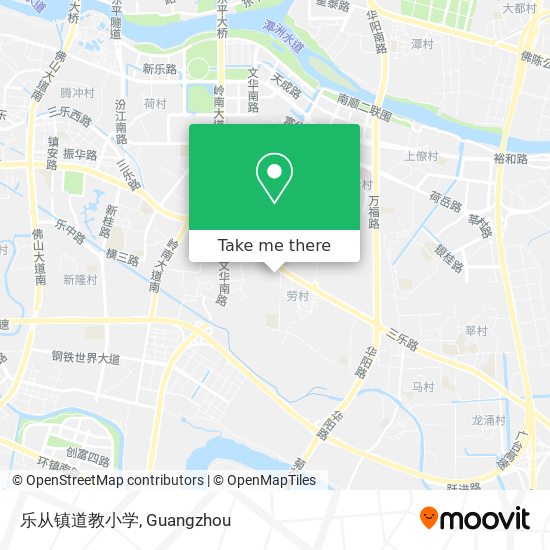 乐从镇道教小学 map
