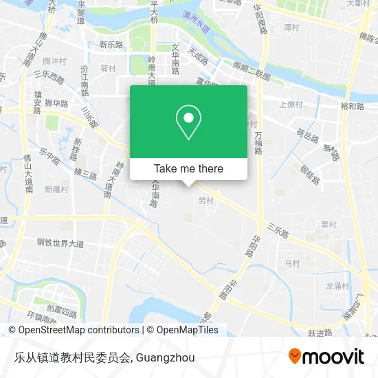 乐从镇道教村民委员会 map