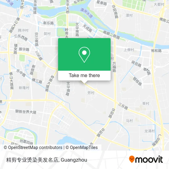 精剪专业烫染美发名店 map