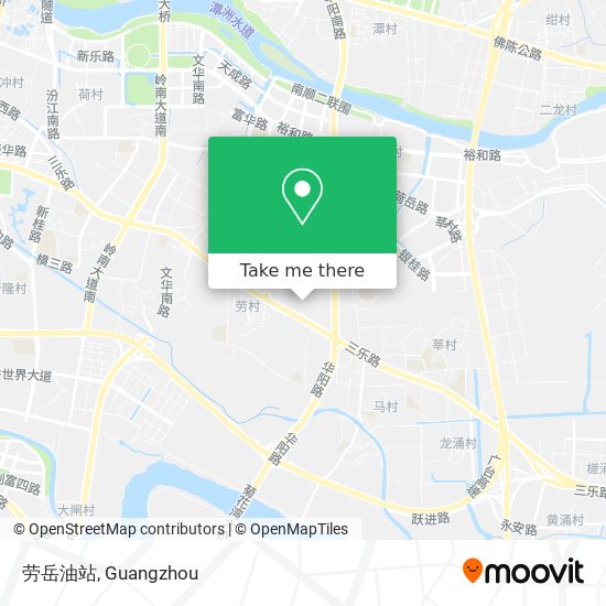 劳岳油站 map