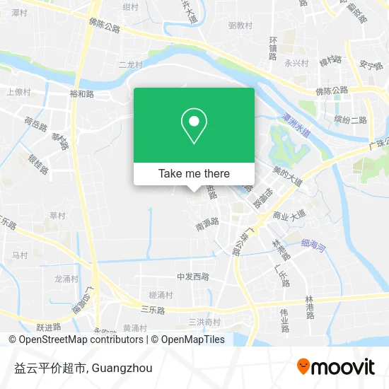 益云平价超市 map