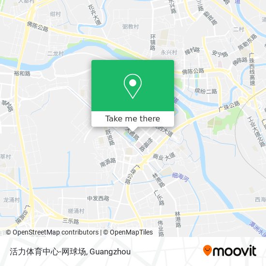 活力体育中心-网球场 map