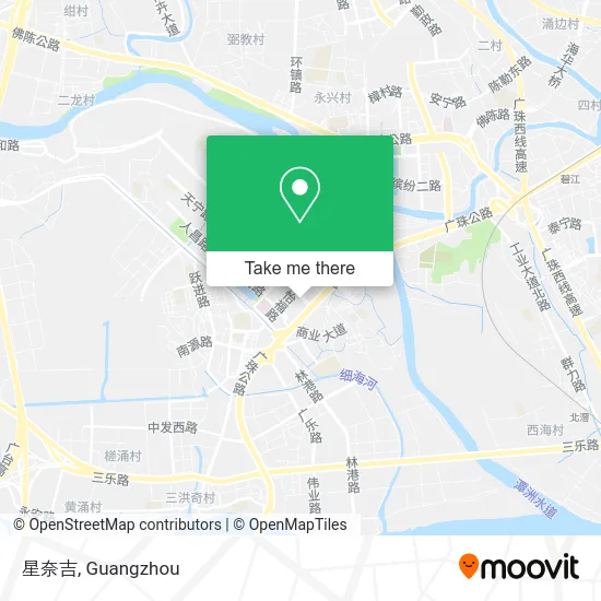 星奈吉 map