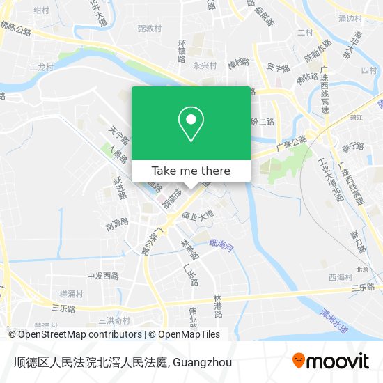 顺德区人民法院北滘人民法庭 map