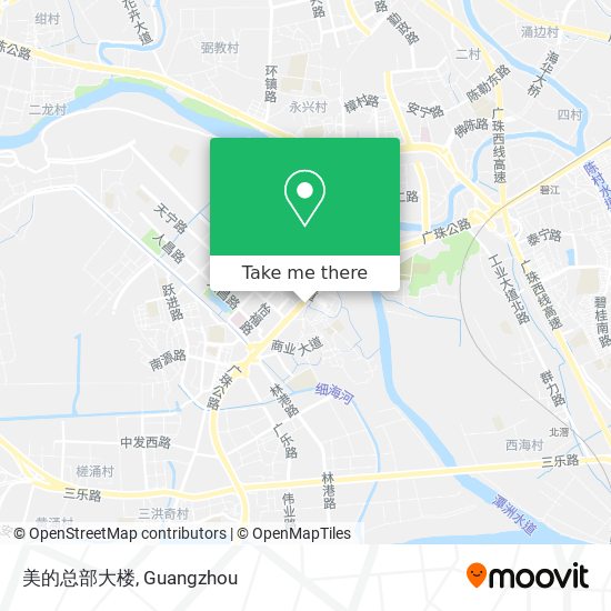 美的总部大楼 map