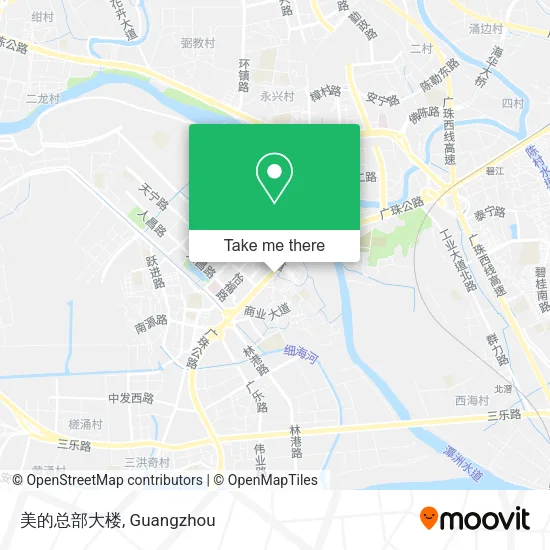 美的总部大楼 map