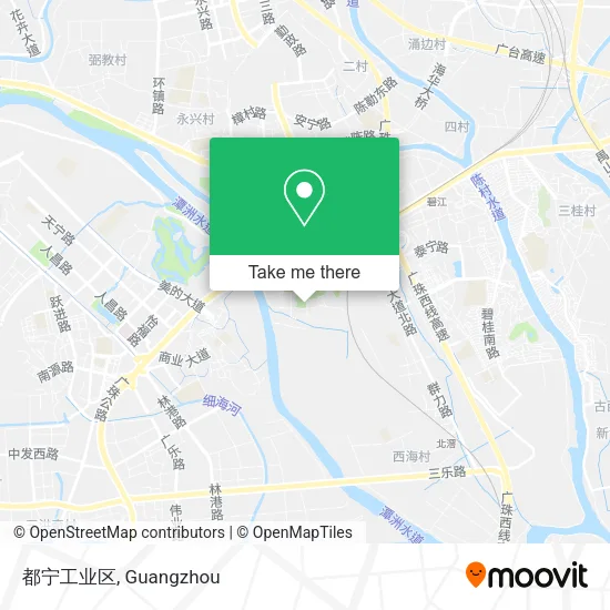 都宁工业区 map