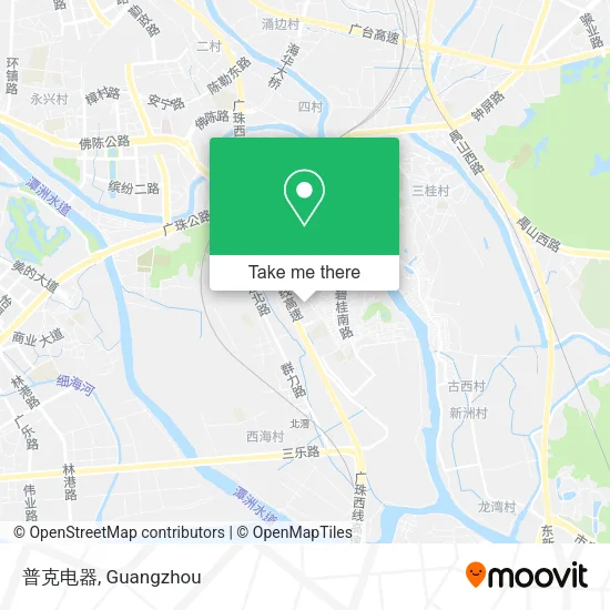 普克电器 map