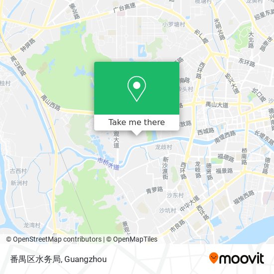番禺区水务局 map