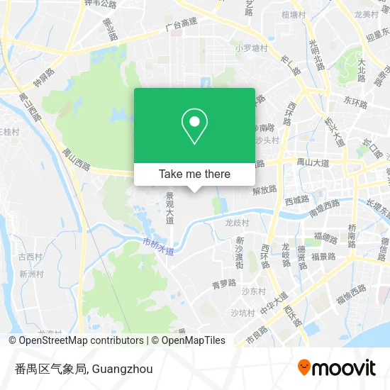 番禺区气象局 map