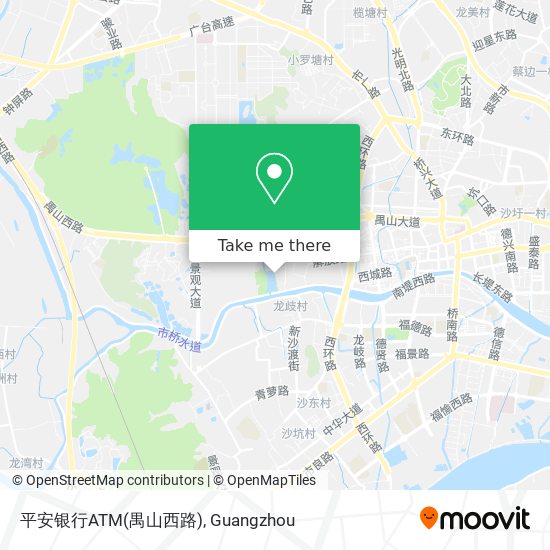 平安银行ATM(禺山西路) map