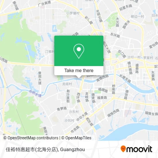 佳裕特惠超市(北海分店) map
