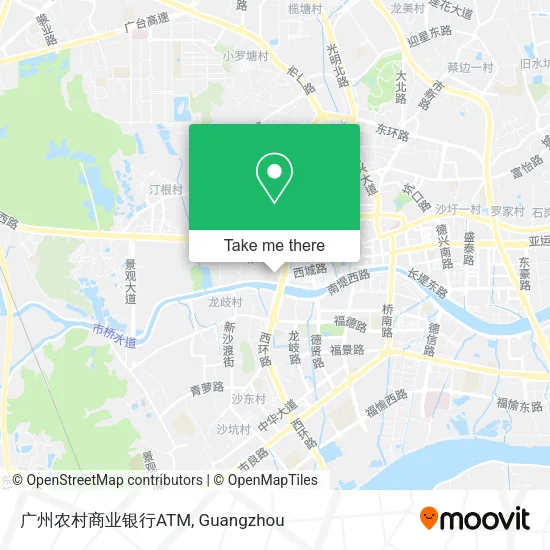 广州农村商业银行ATM map