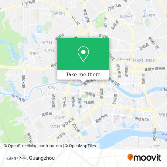 西丽小学 map