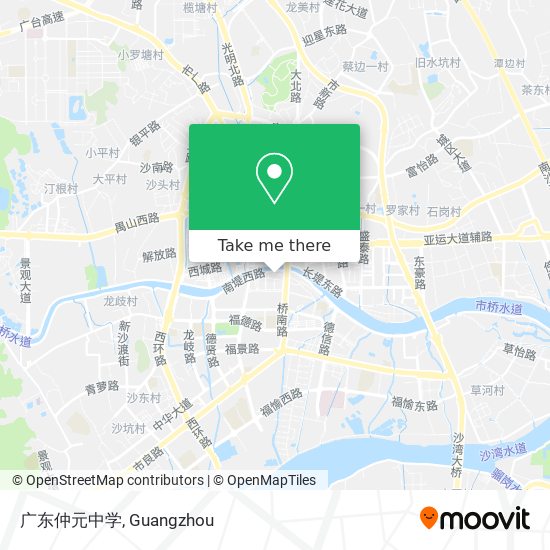 广东仲元中学 map