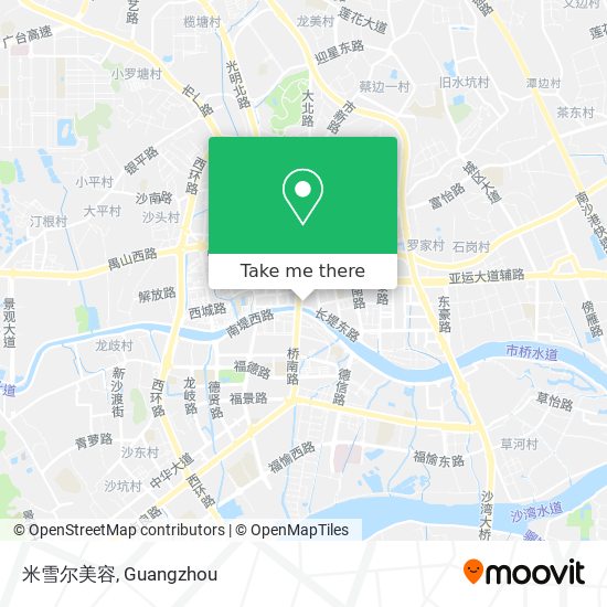 米雪尔美容 map