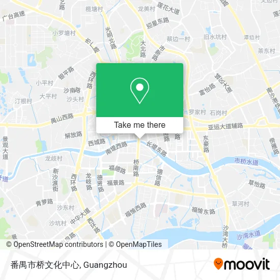 番禺市桥文化中心 map