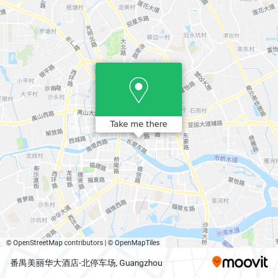 番禺美丽华大酒店-北停车场 map