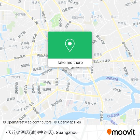 7天连锁酒店(清河中路店) map