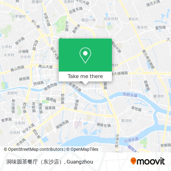 洞味圆茶餐厅（东沙店） map