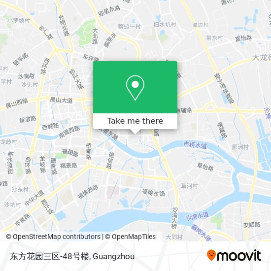 东方花园三区-48号楼 map