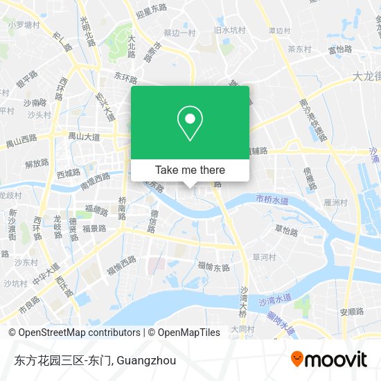 东方花园三区-东门 map